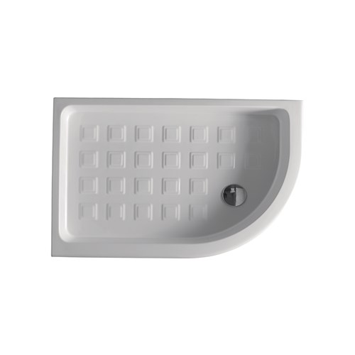 Piatto doccia semicircolare 80x120 DX