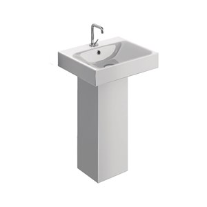 Lavabo 50x45 con colonna