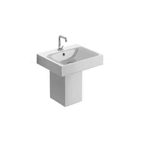 Lavabo 50x45, Semicolonna