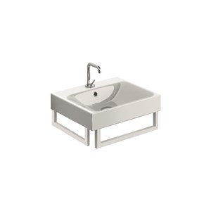 Lavabo 50x45 con porta asciugamani