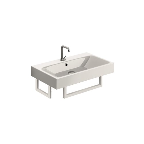 Lavabo 60x45 con porta asciugamani