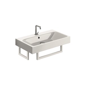 Lavabo 70x45 con porta asciugamani