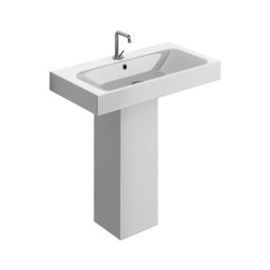 Lavabo 80x45 con colonna