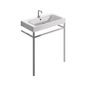 Lavabo 80x45 con struttura a terra