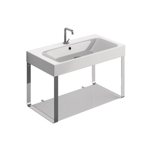 Lavabo 80x45 con Struttura sospesa