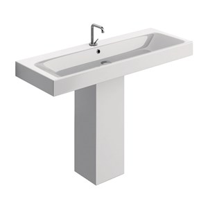 Lavabo 120x45 con colonna