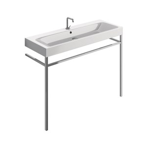 Lavabo 120x45 con struttura a terra