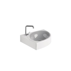 Lavabo 45 Angolo sospeso o appoggio monoforo