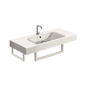 Lavabo 100x45 con porta asciugamani