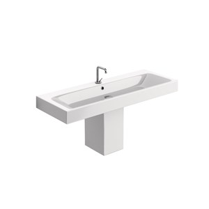 Lavabo 100x45 con semicolonna