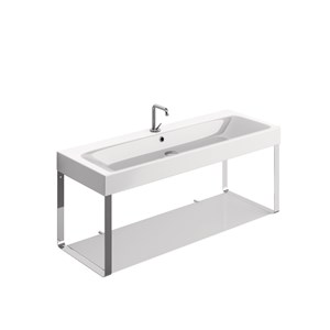 Lavabo 100x45 su struttura sospesa