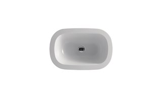 Aquatech, il lavabo freestanding ovale per il relax