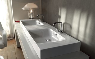 Lavabi doppi per un bagno da sogno