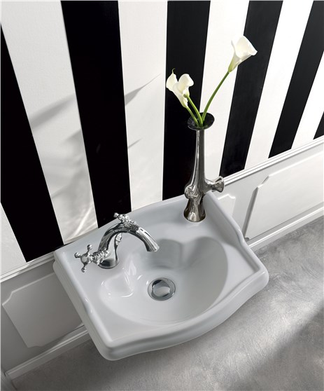 Lavabo 41x45 con colonna cod 1033