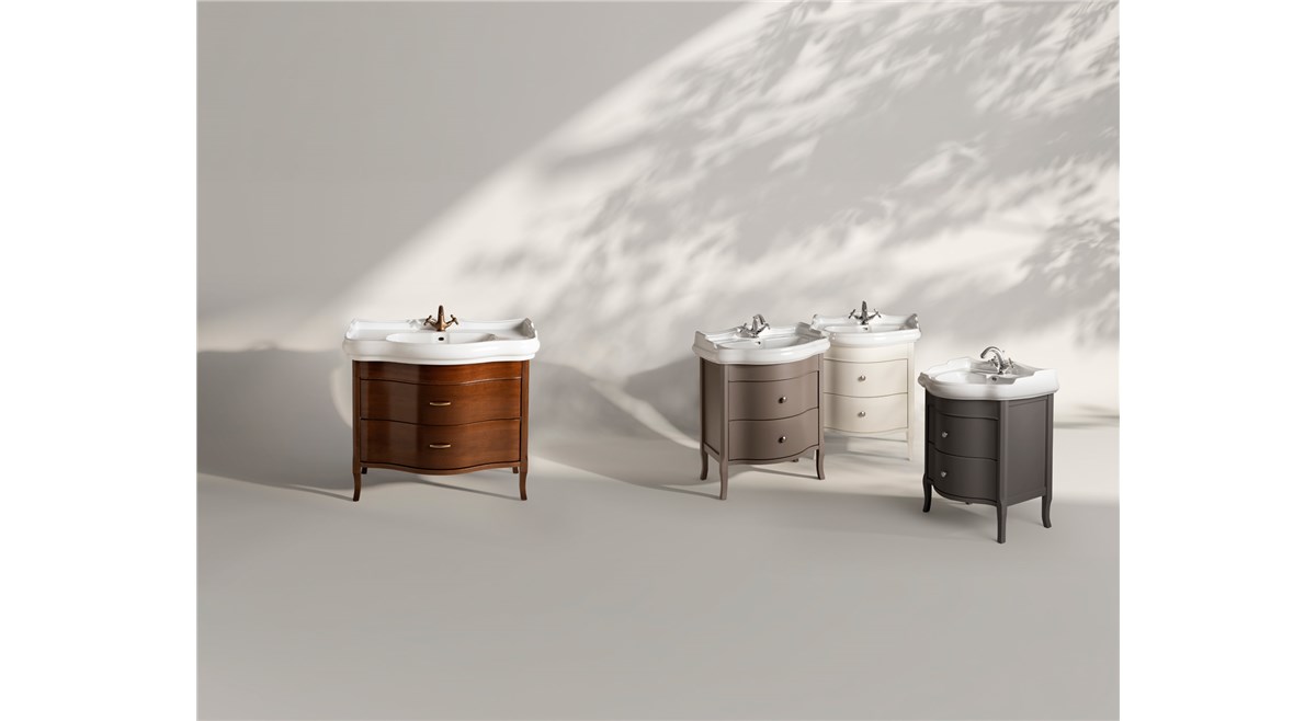 Mobile chiuso con cassetti per lavabo 69 - 73 - 100 cm