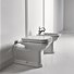 Vaso unico “PROLUNGATO” cod 4116, Bidet “PROLUNGATO” cod 4120, lavabo 150 cod 3