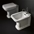 Vaso unico cod 4118, Bidet Monoforo cod 4121, lavabo 100 cod 1